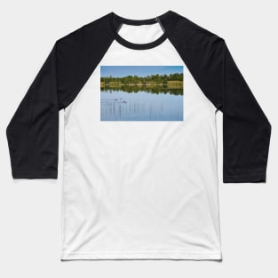 Ducks on a Lake Baseball T-Shirt